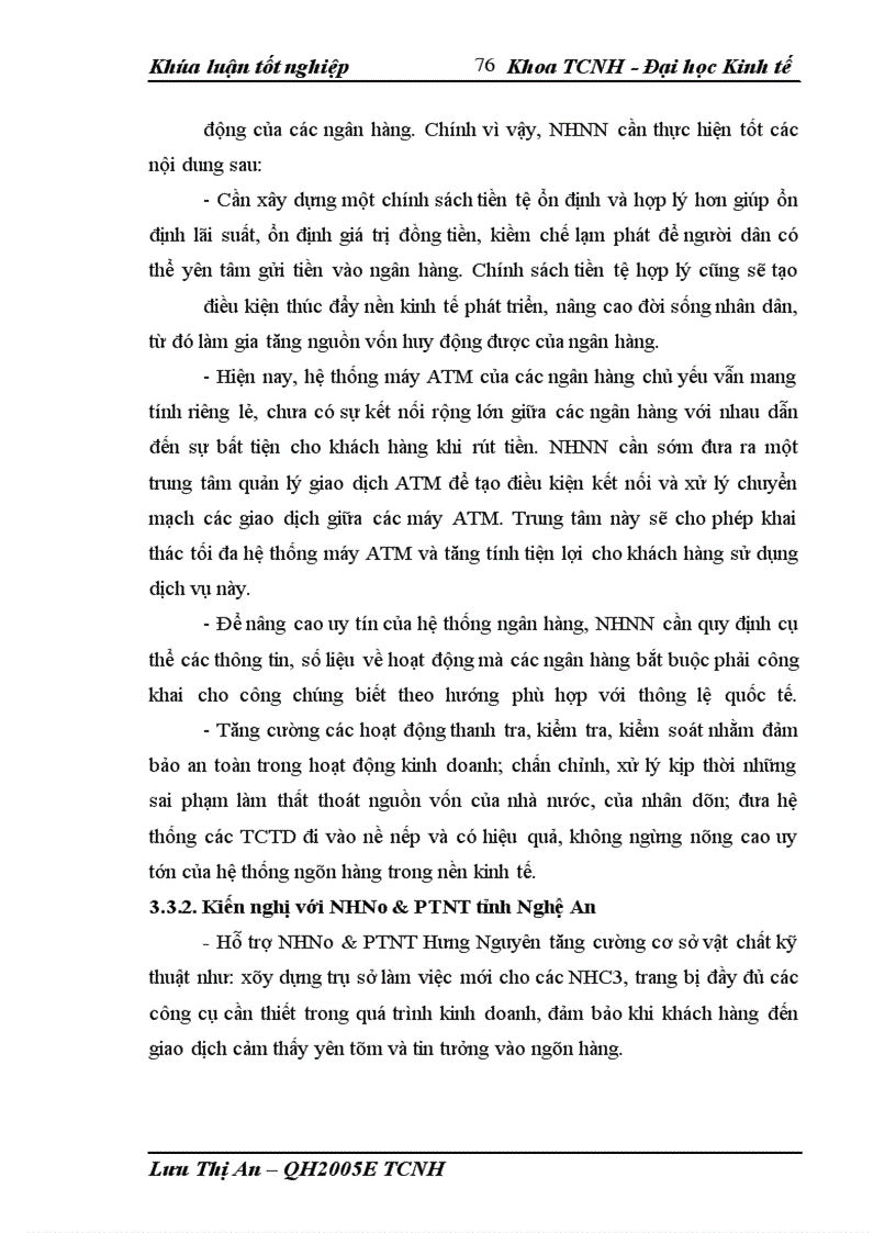 image for page Giải pháp nâng cao hiệu quả huy động vốn tại NHNo&PTNT huyện Hưng Nguyên - Nghệ An