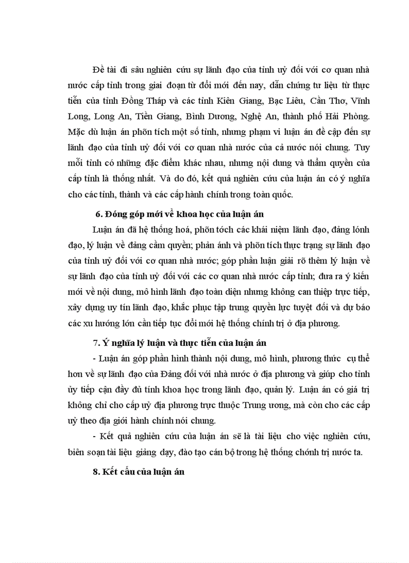 image for page Đổi mới sự lãnh đạo của tỉnh uỷ đối với cơ quan nhà nước cấp tỉnh trong điều kiện nước ta hiện nay