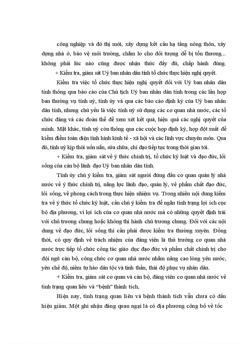 image for page Đổi mới sự lãnh đạo của tỉnh uỷ đối với cơ quan nhà nước cấp tỉnh trong điều kiện nước ta hiện nay