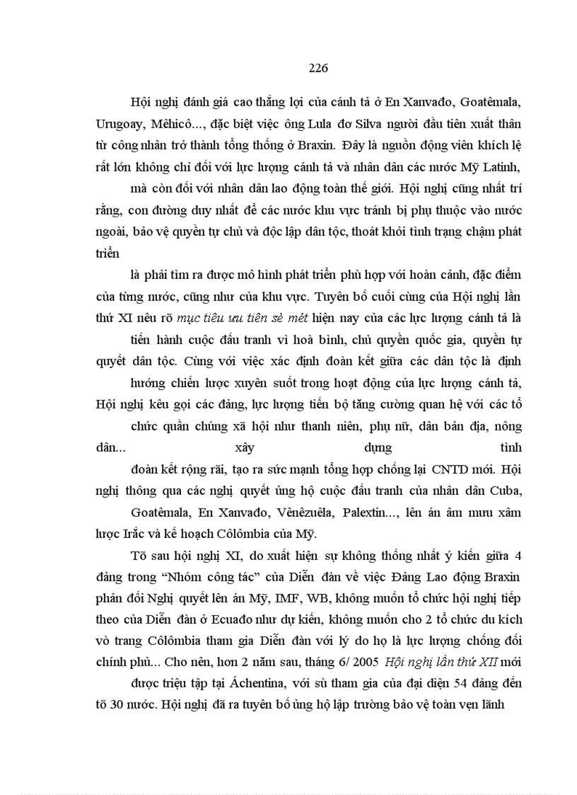 image for page Quá trình tập hợp lực lượng trong phong trào cộng sản quốc tế từ năm 1991 đến 2005