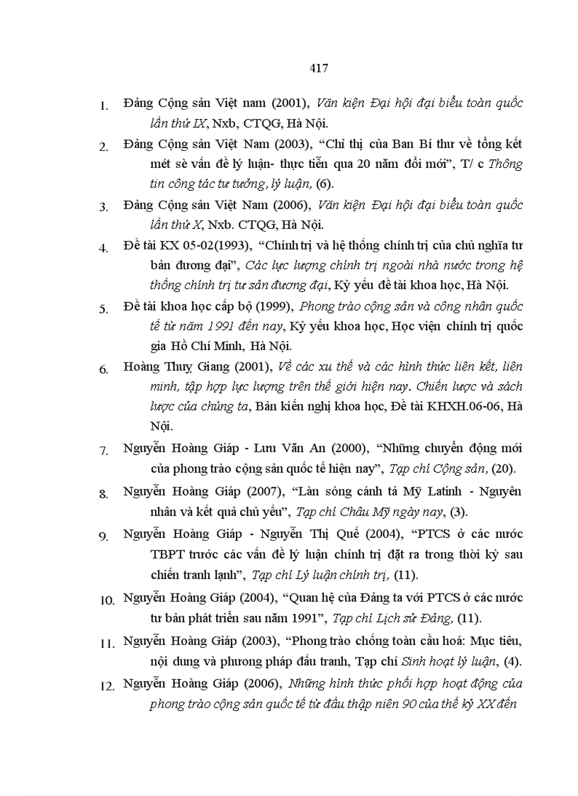 image for page Quá trình tập hợp lực lượng trong phong trào cộng sản quốc tế từ năm 1991 đến 2005