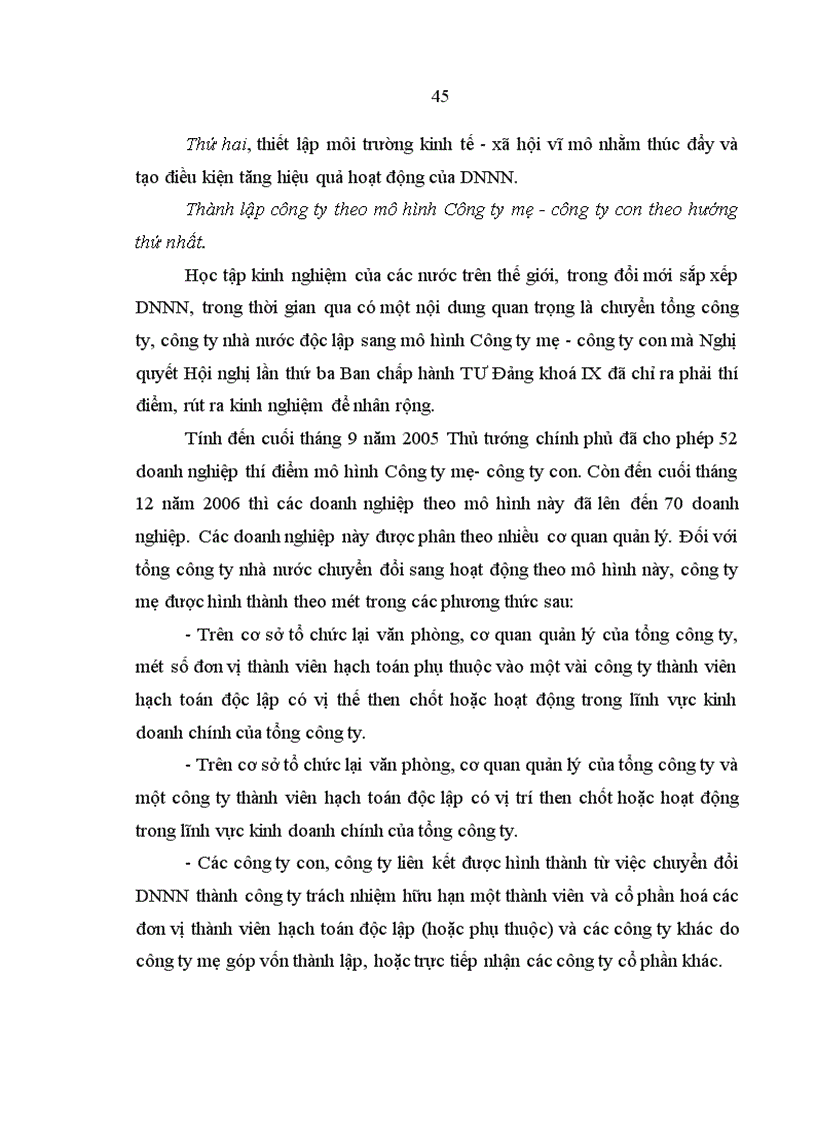 image for page Đổi mới tổ chức, quản lý ở Công ty Vận tải đa phương thức theo mô hình Công ty mẹ - công ty con