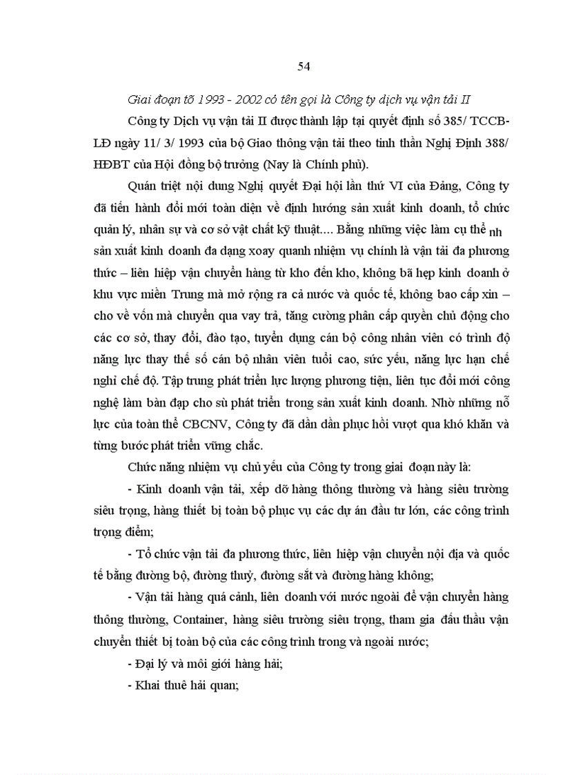 image for page Đổi mới tổ chức, quản lý ở Công ty Vận tải đa phương thức theo mô hình Công ty mẹ - công ty con