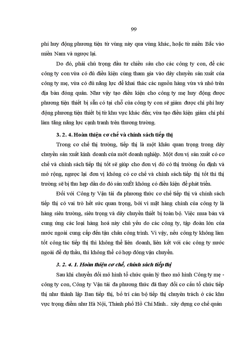 image for page Đổi mới tổ chức, quản lý ở Công ty Vận tải đa phương thức theo mô hình Công ty mẹ - công ty con