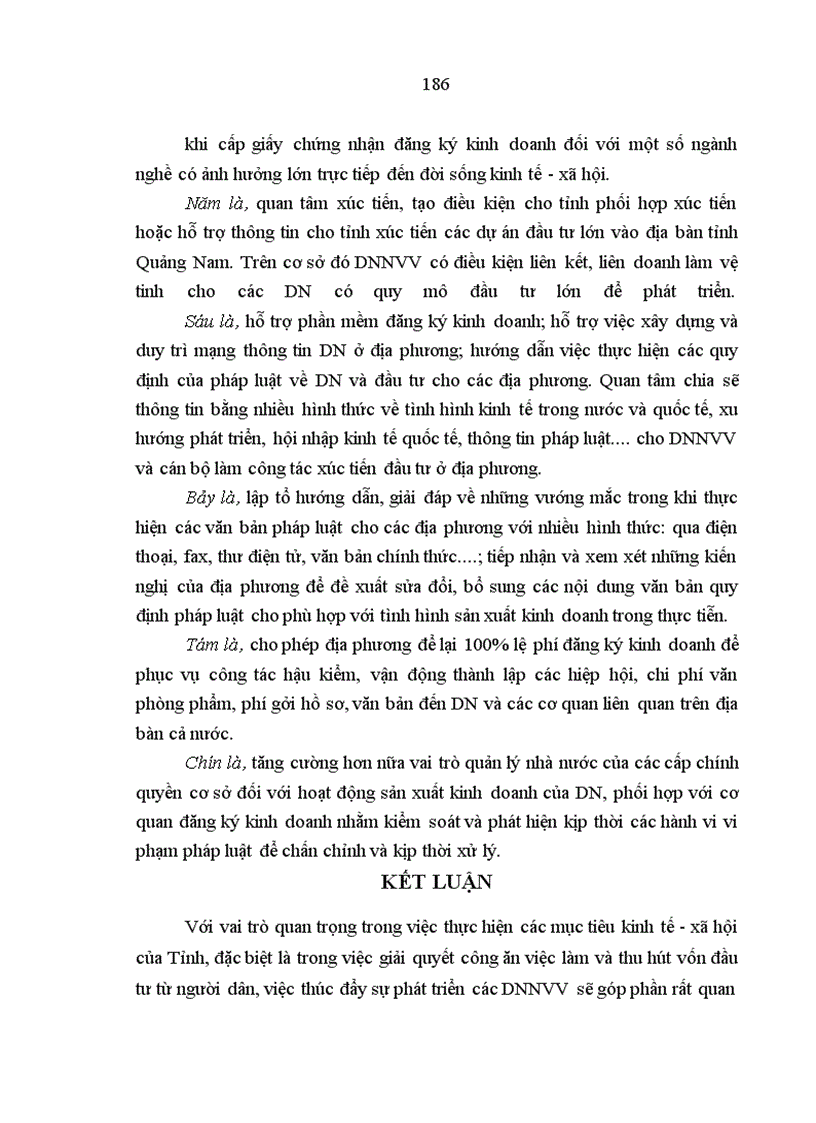 image for page Các giải pháp hỗ trợ của nhà nước nhằm phát triển doanh nghiệp nhỏ và vừa trên địa bàn tỉnh quảng nam