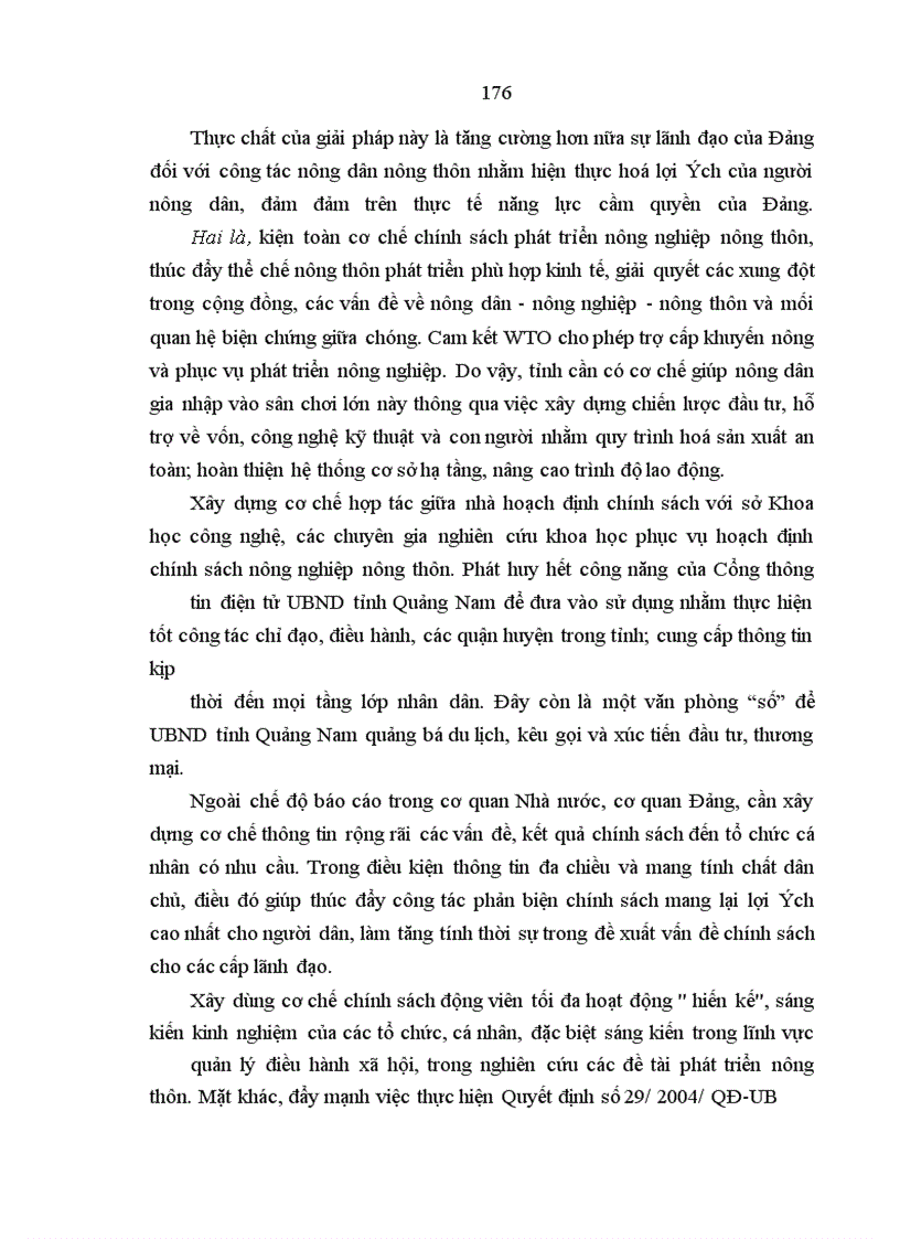 image for page Hoạch định chính sách công trong quá trình xây dựng mô hình nông thôn mới trên địa bàn quảng nam