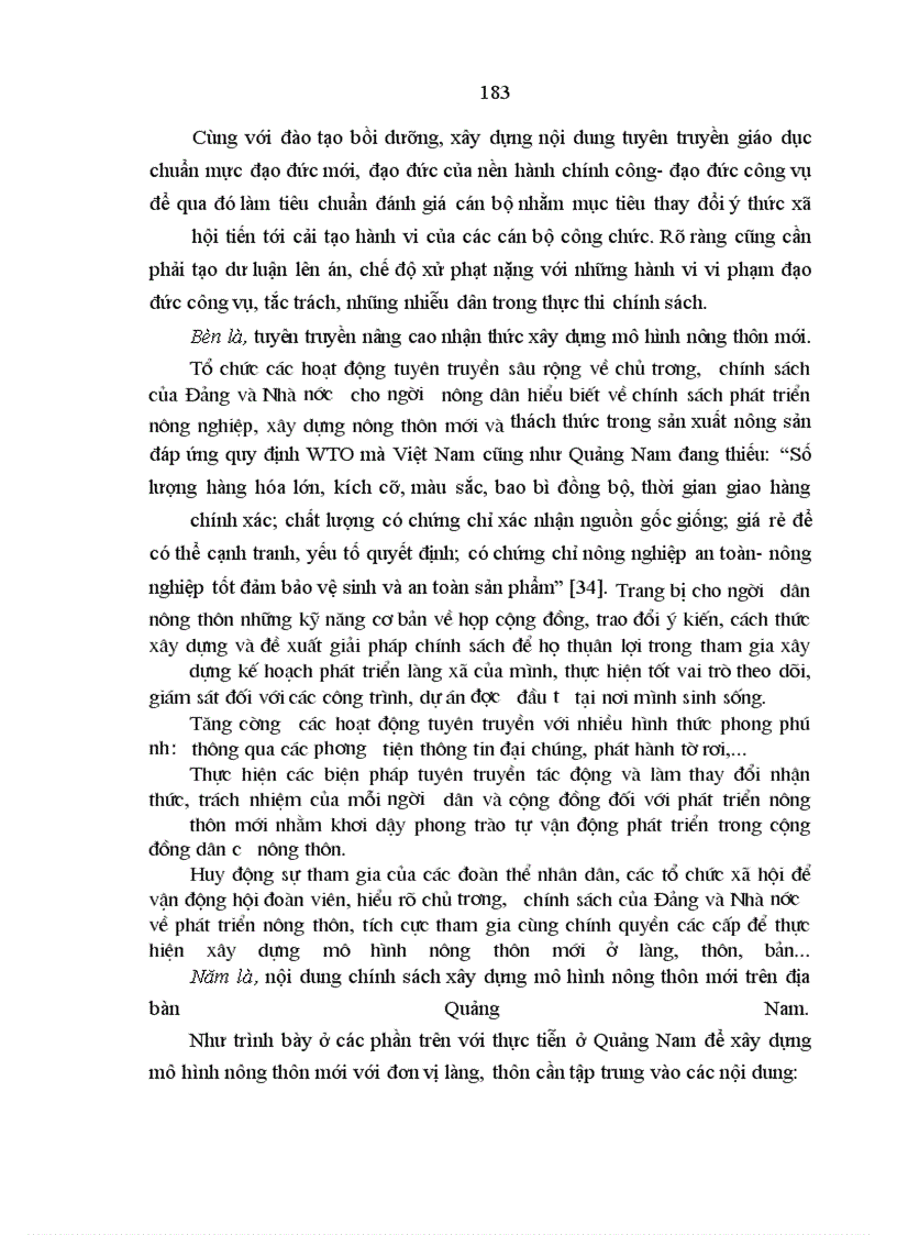 image for page Hoạch định chính sách công trong quá trình xây dựng mô hình nông thôn mới trên địa bàn quảng nam