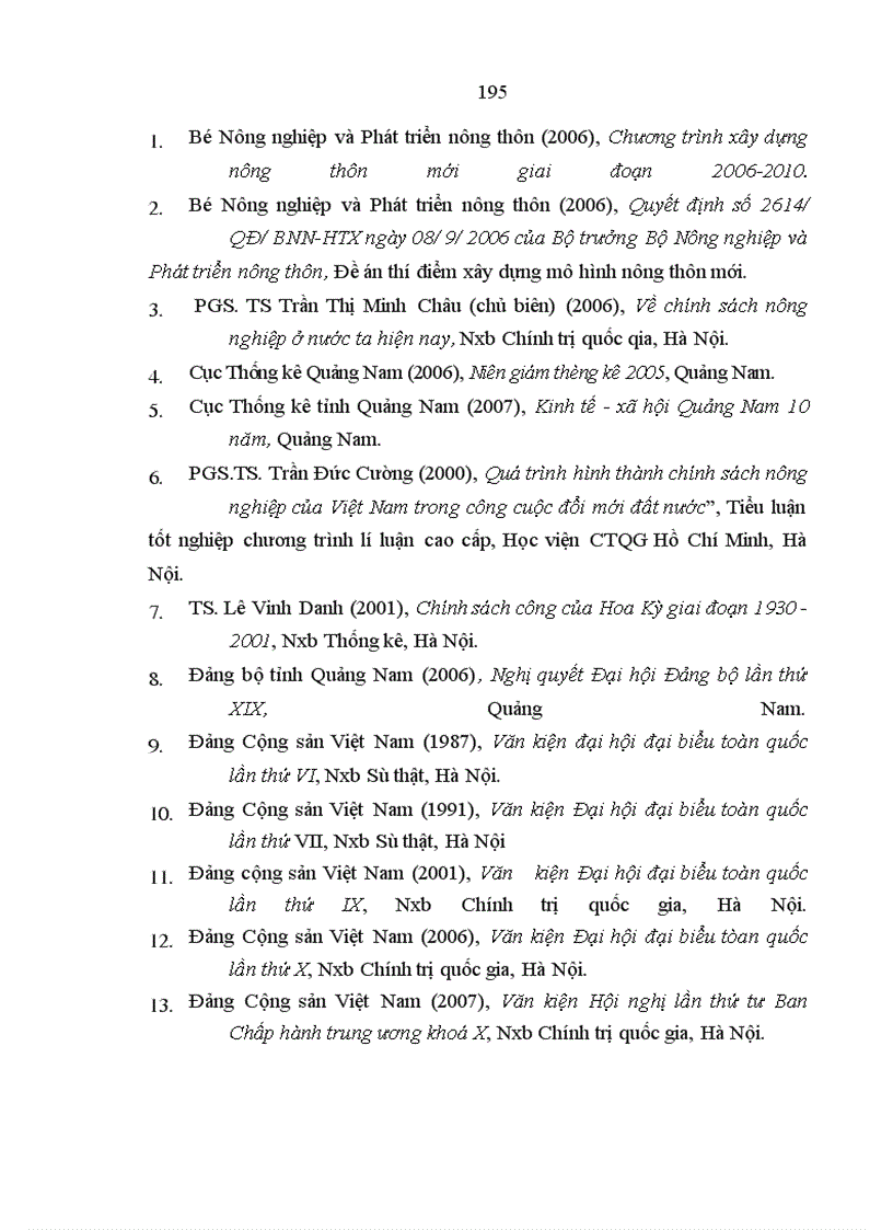 image for page Hoạch định chính sách công trong quá trình xây dựng mô hình nông thôn mới trên địa bàn quảng nam