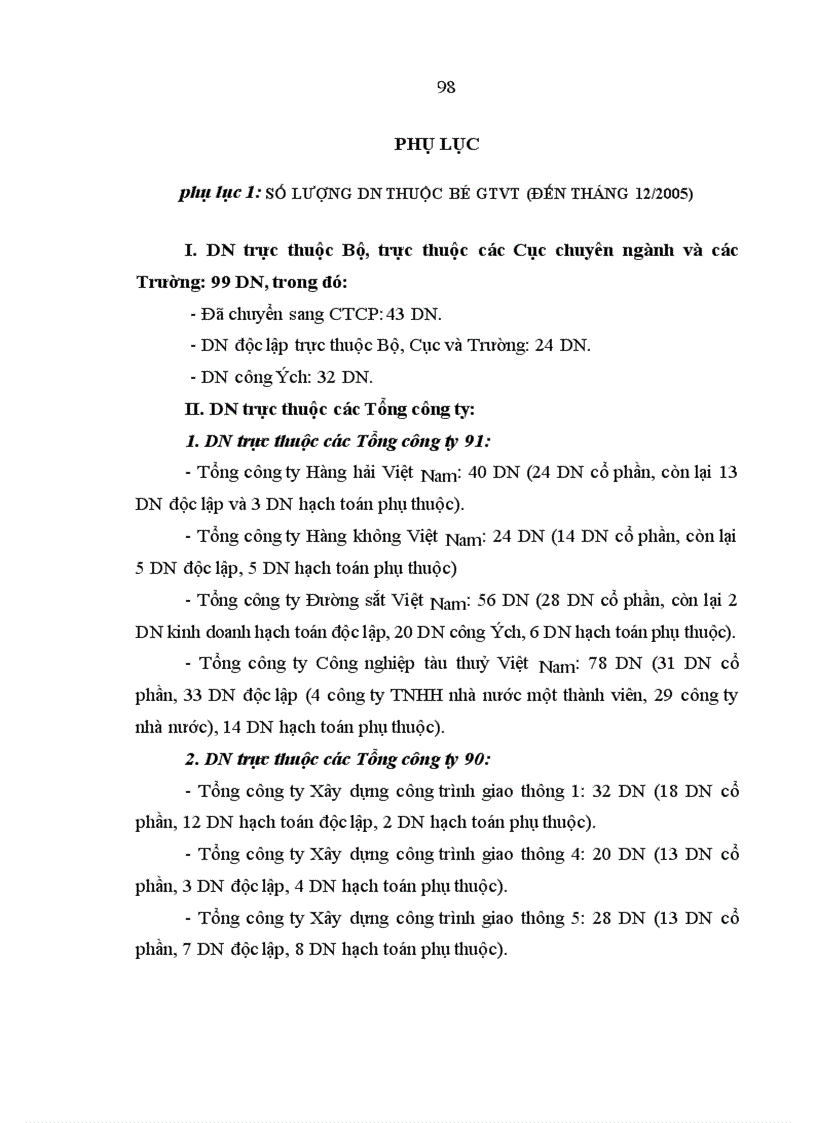 image for page Doanh nghiệp nhà nước sau cổ phần hoá ở Bộ giao thông vận tải - thực trạng và giải pháp phát triển CPH doanh nghiệp nhà nước thuộc Bộ Giao thông vận tải