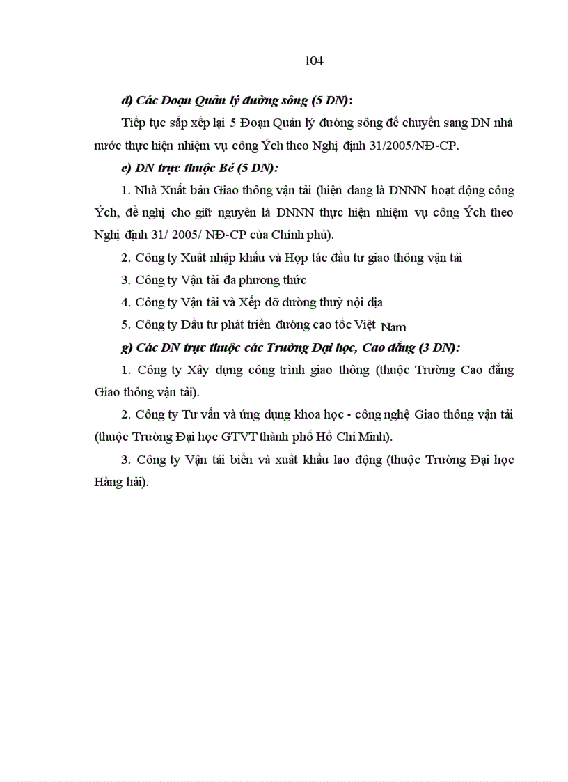 image for page Doanh nghiệp nhà nước sau cổ phần hoá ở Bộ giao thông vận tải - thực trạng và giải pháp phát triển CPH doanh nghiệp nhà nước thuộc Bộ Giao thông vận tải
