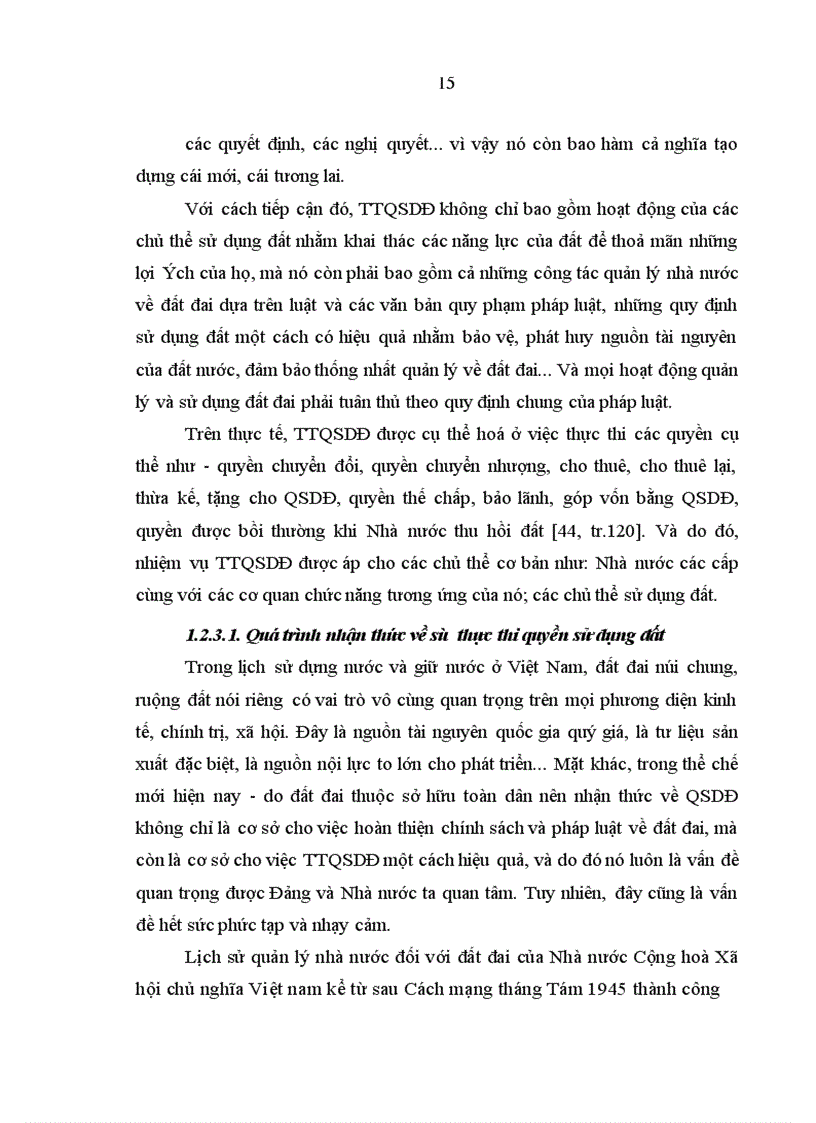 image for page Thực thi quyền sử dụng đất ở huyện hoà vang thành phố đà nẵng áp lý, những qui định có tính pháp qui