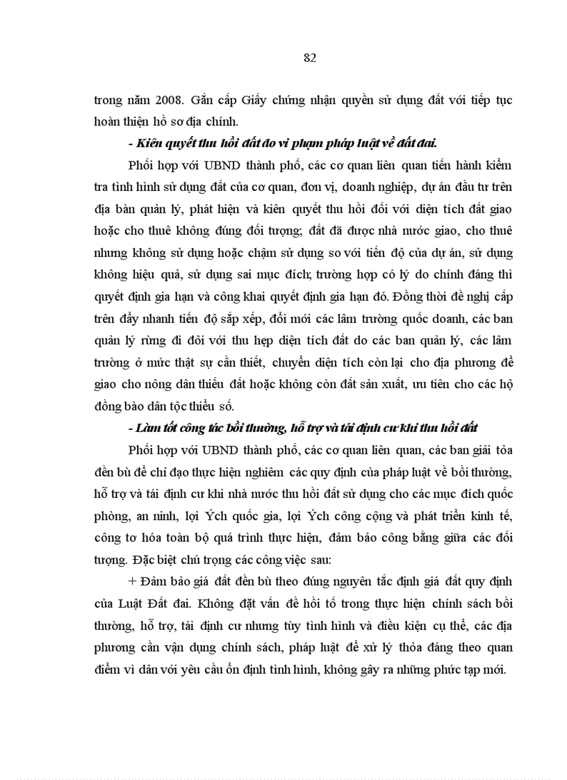 image for page Thực thi quyền sử dụng đất ở huyện hoà vang thành phố đà nẵng áp lý, những qui định có tính pháp qui