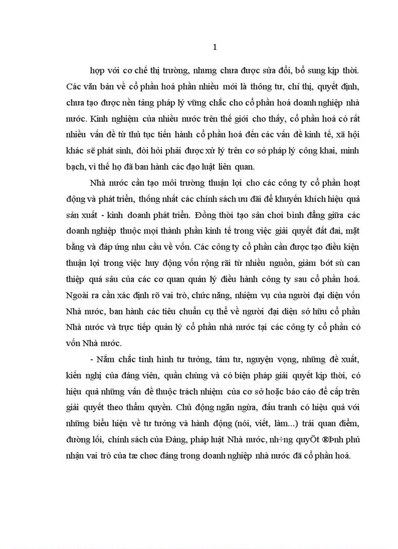 image for page Xây dựng, củng cố tổ chức cơ sở đảng trong doanh nghiệp nhà nước đã cổ phần hoá ở tỉnh Quảng Bình trong giai đoạn hiện nay