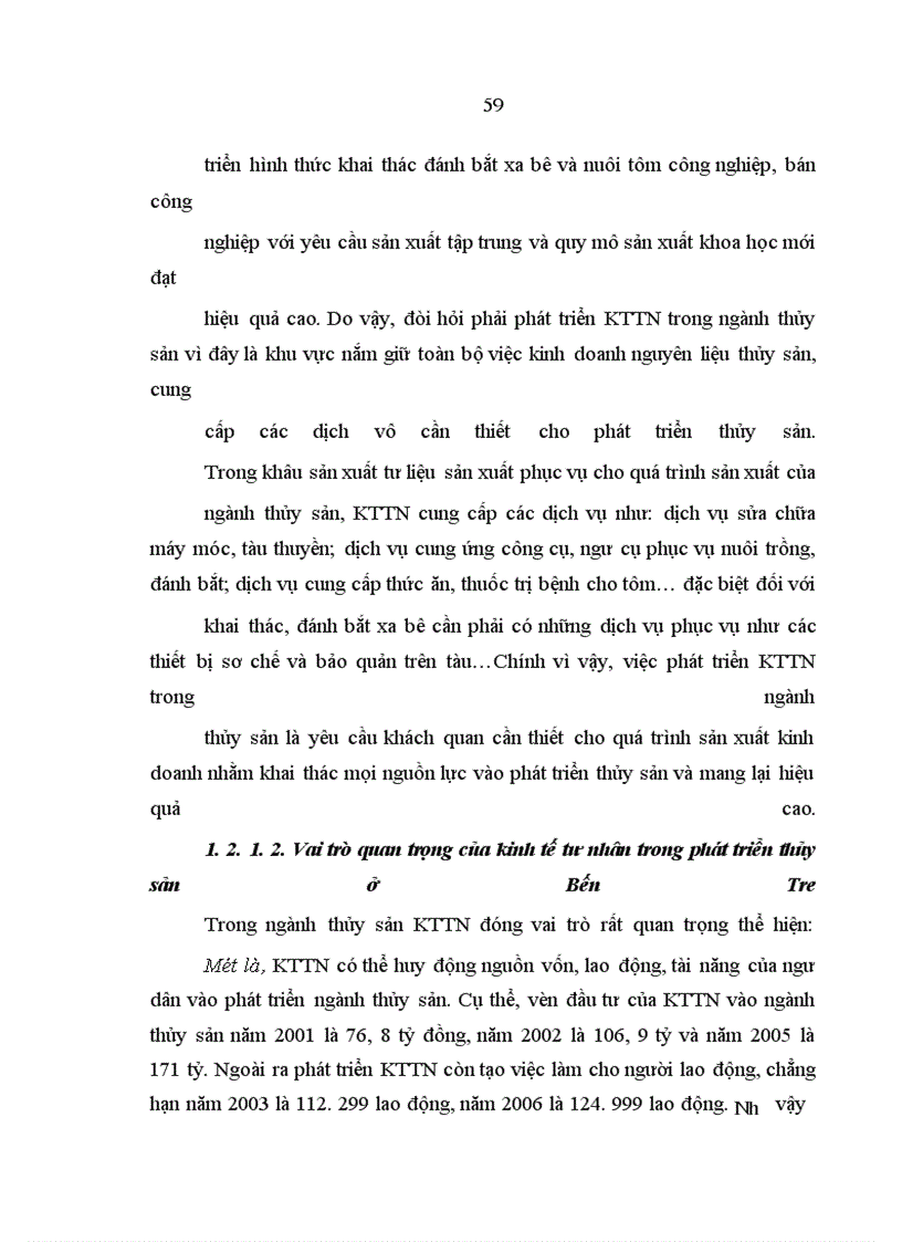 image for page Kinh tế tư nhân trong ngành thủy sản ở tỉnh Bến Tre
