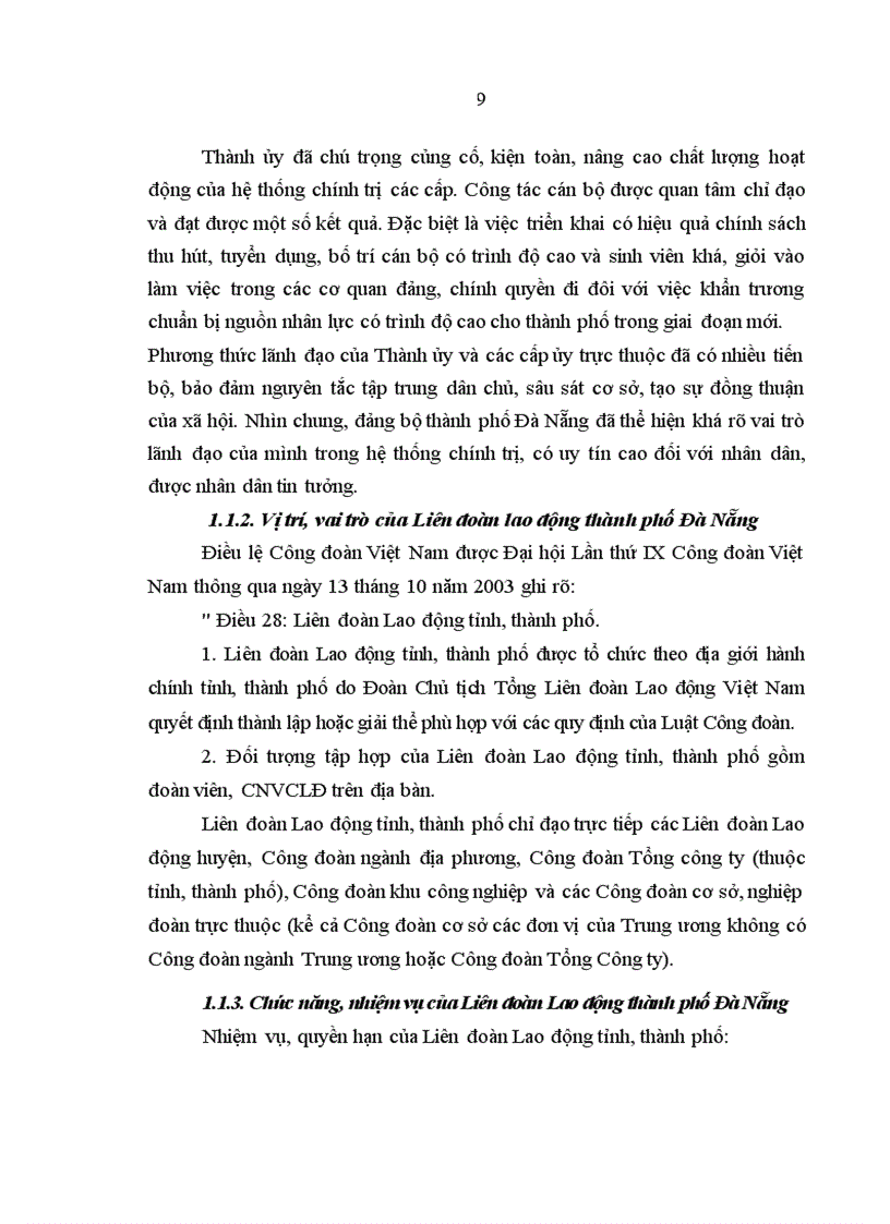 image for page Phương hướng và các giải pháp chủ yếu nhằm tăng cường sự lãnh đạo của thành uỷ thành phố đà nẵng