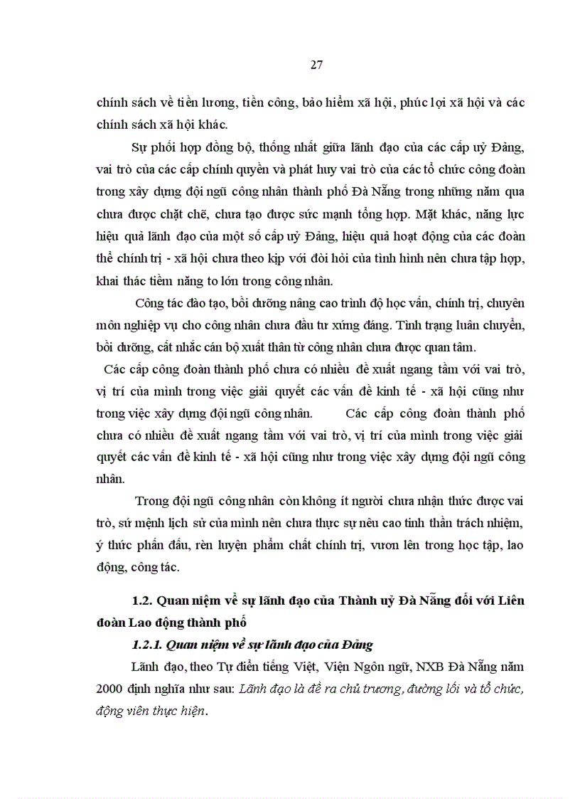 image for page Phương hướng và các giải pháp chủ yếu nhằm tăng cường sự lãnh đạo của thành uỷ thành phố đà nẵng