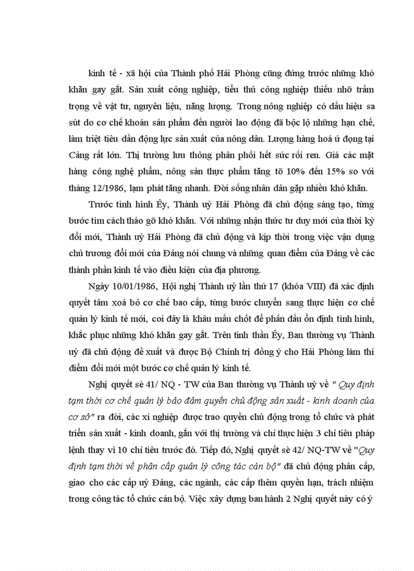 image for page Đảng bộ thành phố Hải Phòng lãnh đạo thực hiện chính sách kinh tế nhiều thành phần từ1986 đến 2001