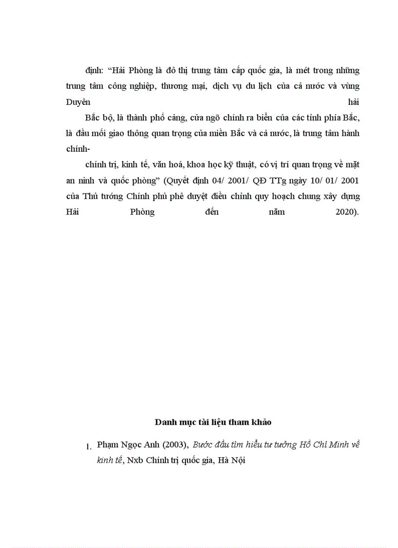 image for page Đảng bộ thành phố Hải Phòng lãnh đạo thực hiện chính sách kinh tế nhiều thành phần từ1986 đến 2001