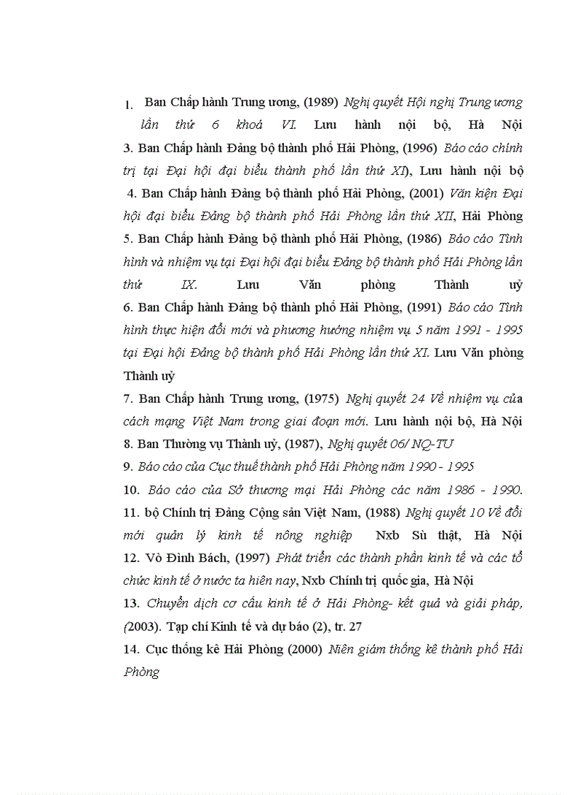 image for page Đảng bộ thành phố Hải Phòng lãnh đạo thực hiện chính sách kinh tế nhiều thành phần từ1986 đến 2001