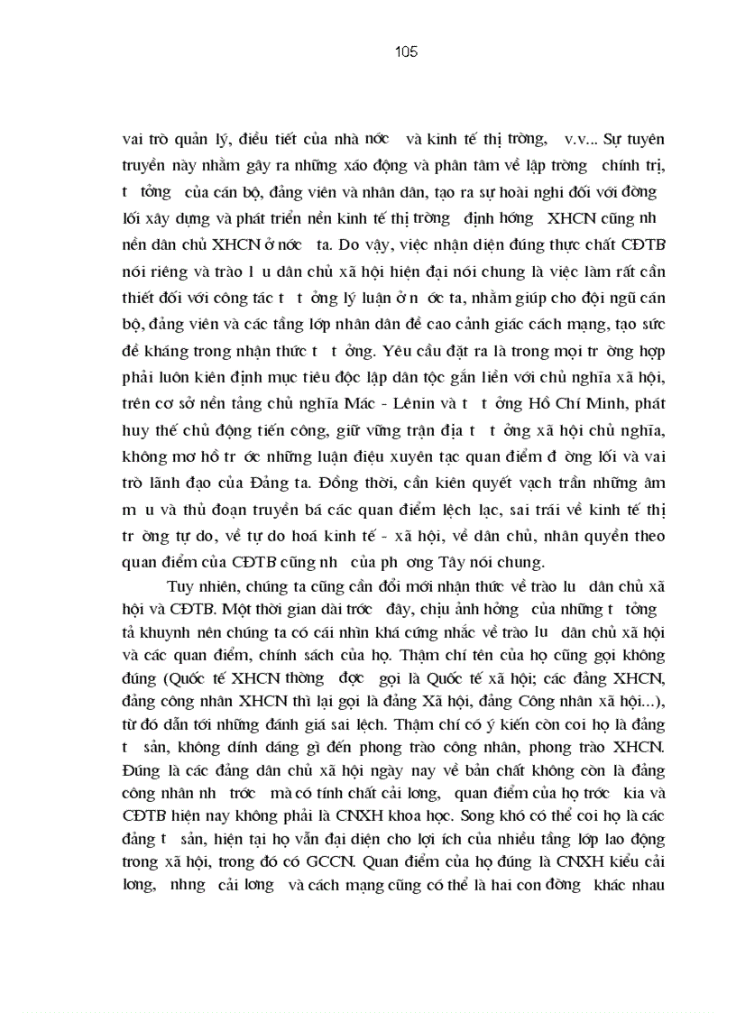 image for page Trào lưu dân chủ xã hội