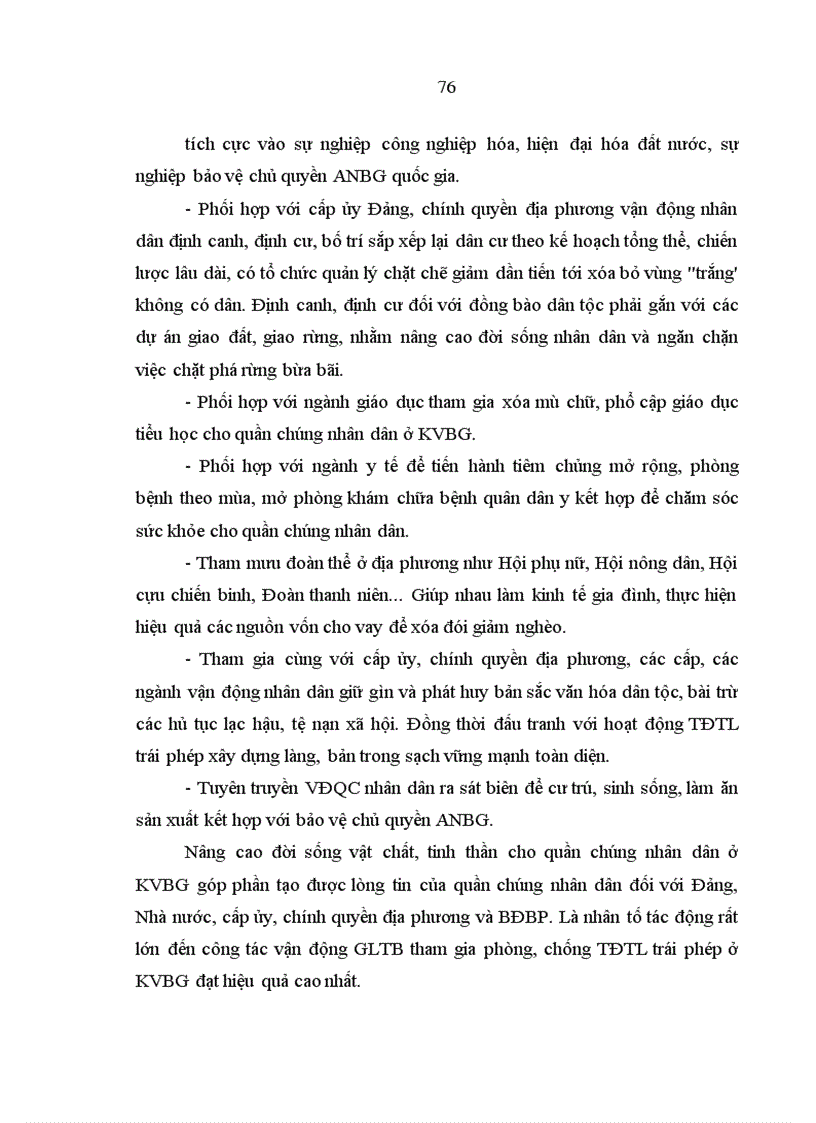 image for page Nâng cao hiệu quả vận động Già làng trưởng bản tham gia phòng chống truyền đạo tin lành trái phép ở khu vực biên giới của Bộ đội Biên phòng Tỉnh Lai Châu