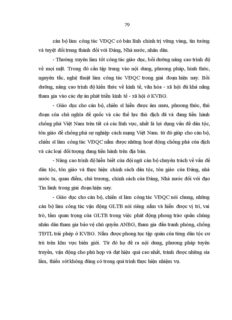 image for page Nâng cao hiệu quả vận động Già làng trưởng bản tham gia phòng chống truyền đạo tin lành trái phép ở khu vực biên giới của Bộ đội Biên phòng Tỉnh Lai Châu