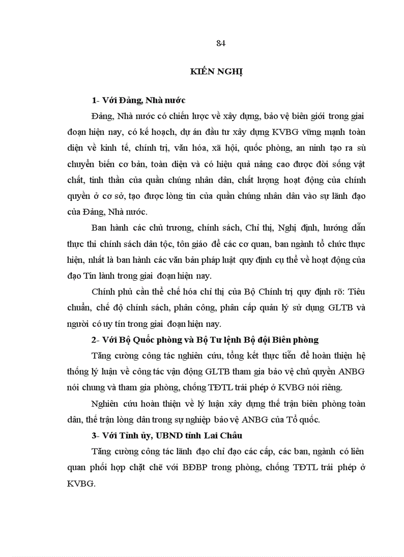 image for page Nâng cao hiệu quả vận động Già làng trưởng bản tham gia phòng chống truyền đạo tin lành trái phép ở khu vực biên giới của Bộ đội Biên phòng Tỉnh Lai Châu