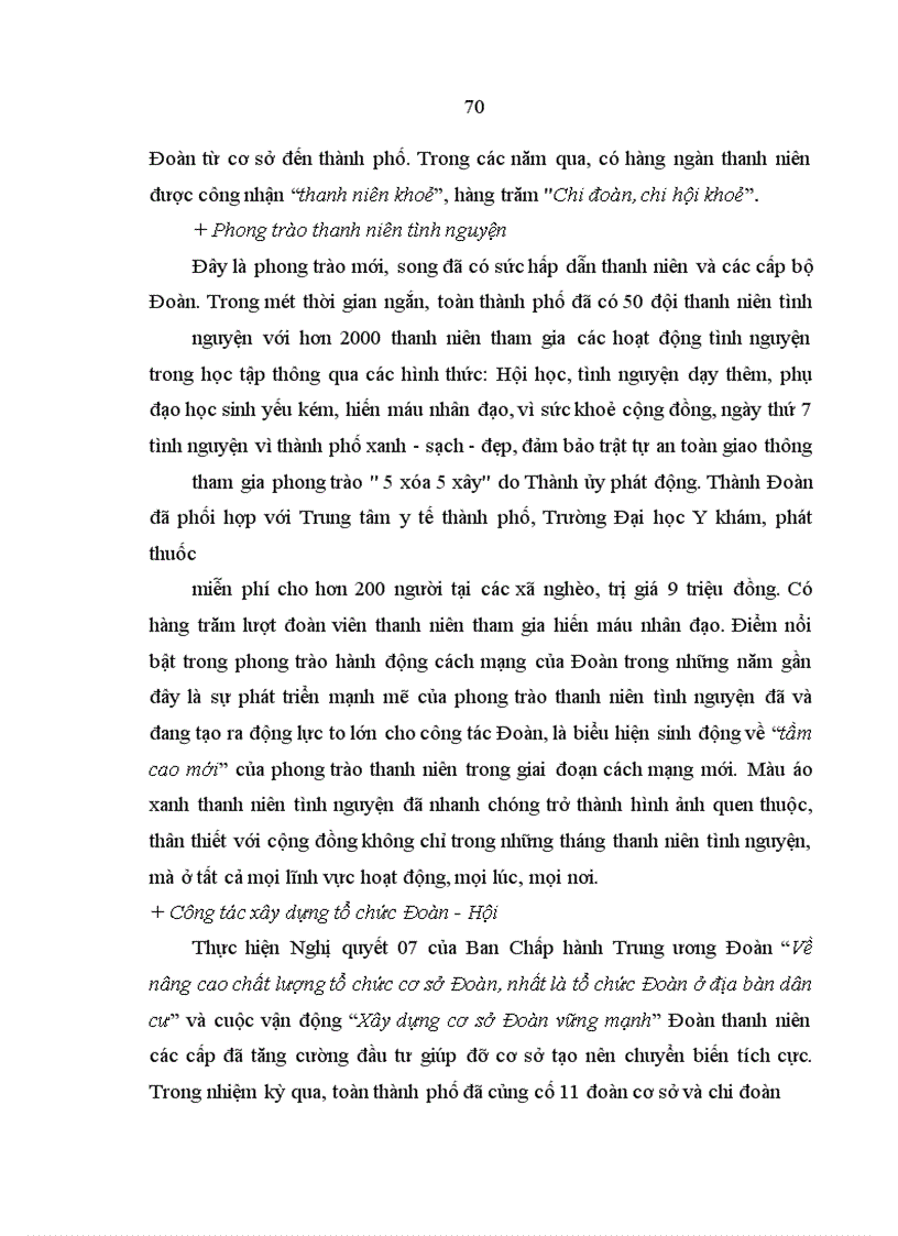 image for page Đổi mới sự lãnh đạo của Đảng đối với công tác thanh niên ở thành phố Thái Bình hiện nay