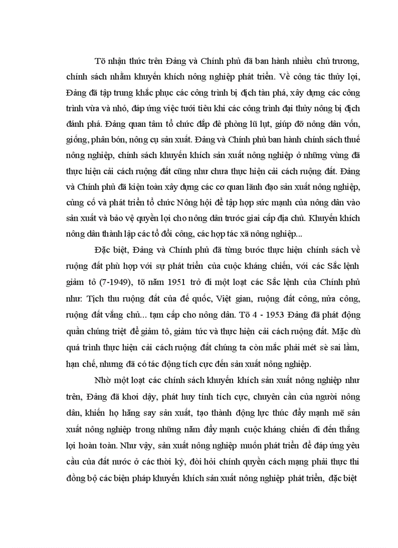 image for page Đảng lãnh đạo phát triển kinh tế nông nghiệp và thực hiện chính sách ruộng đất trong kháng chiến chống thực dân Pháp (1945-1954)