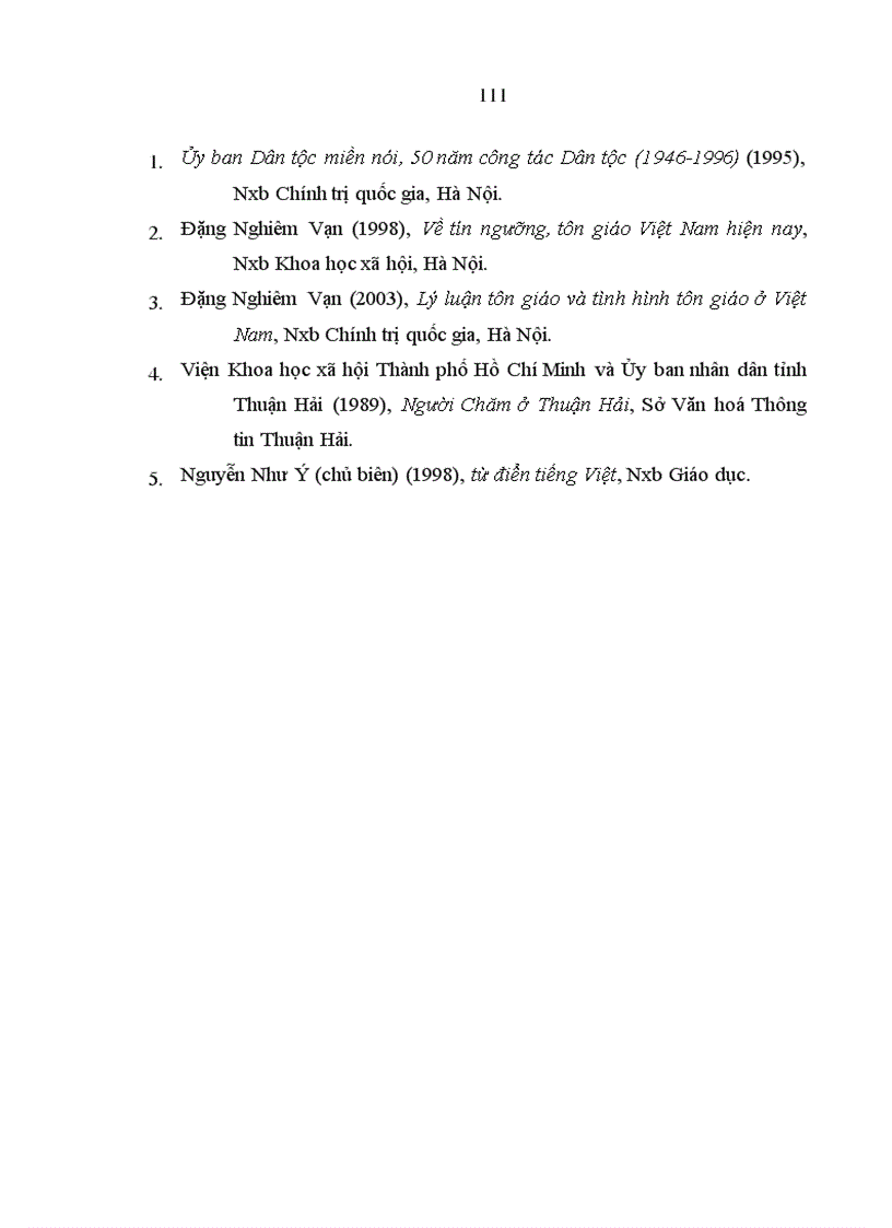 image for page Ảnh hưởng của tín ngưỡng, tôn giáo đối với đời sống tinh thần ngươời chăm ninh thuận hiện nay - thực trạng và giải pháp