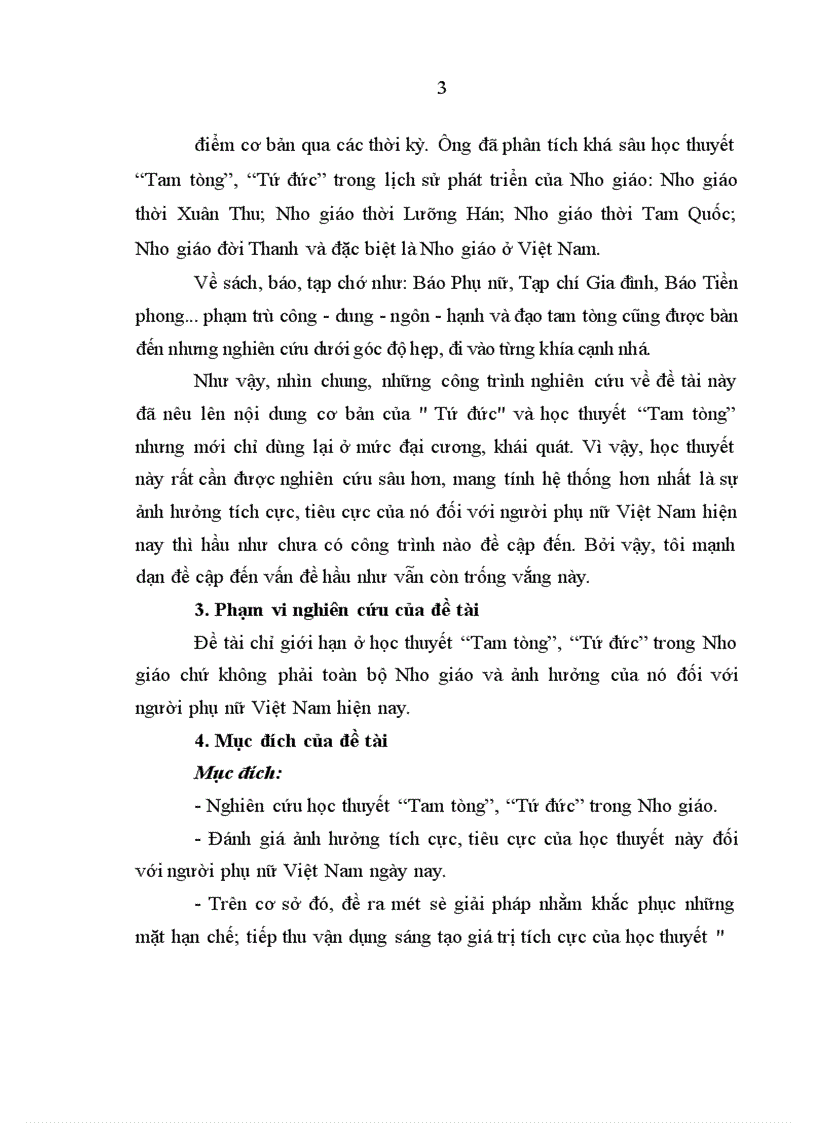 image for page Học thuyết tam tòng, tứ đức trong nho giáo và ảnh hưởng của nó đối với người phụ nữ Việt Nam hiện nay - thực trạng và giải pháp
