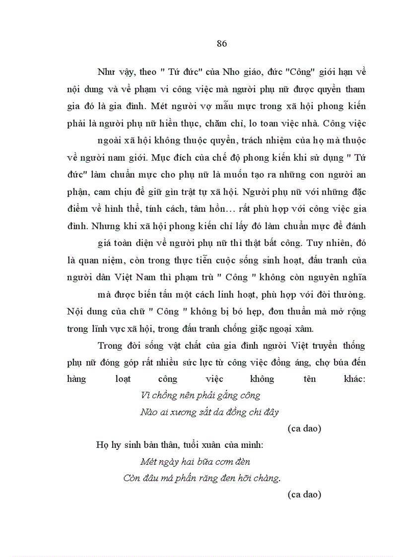 image for page Học thuyết tam tòng, tứ đức trong nho giáo và ảnh hưởng của nó đối với người phụ nữ Việt Nam hiện nay - thực trạng và giải pháp
