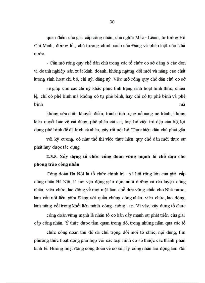 image for page Xu hướng biến động của giai cấp công nhân thành phố Hà Nội thời kỳ hiện nay dưới tác động của công nghiệp hoá, hiện đại hoá - Vấn đề và giải pháp