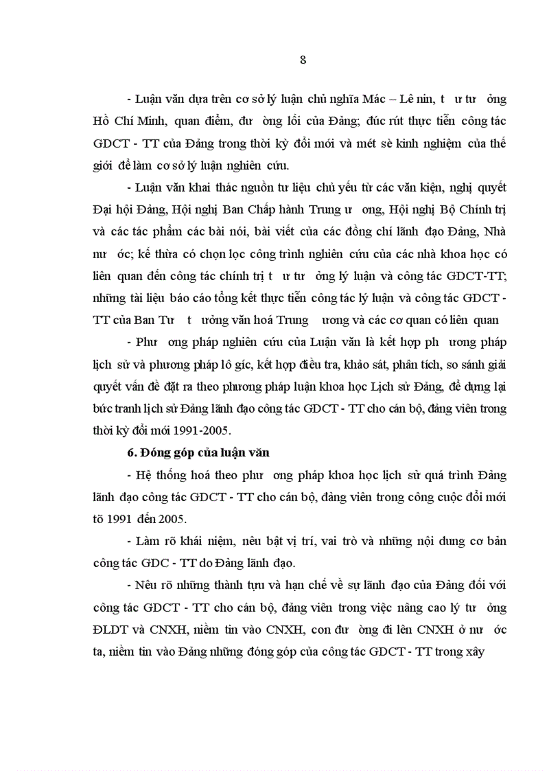 image for page Đảng Cộng sản Việt Nam lãnh đạo công tác giáo dục chính trị- tư tưởng cho cán bộ, đảng viên trong thời kỳ đổi mới ( 1991 – 2005)