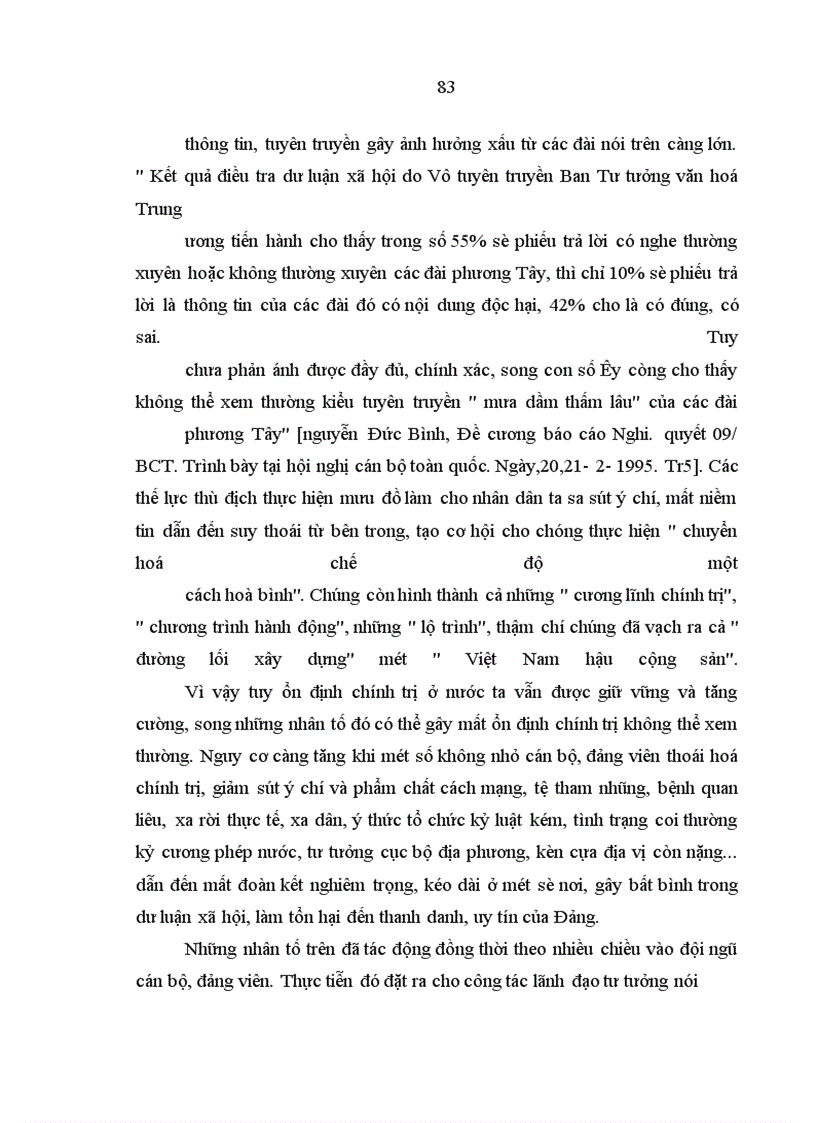 image for page Đảng Cộng sản Việt Nam lãnh đạo công tác giáo dục chính trị- tư tưởng cho cán bộ, đảng viên trong thời kỳ đổi mới ( 1991 – 2005)