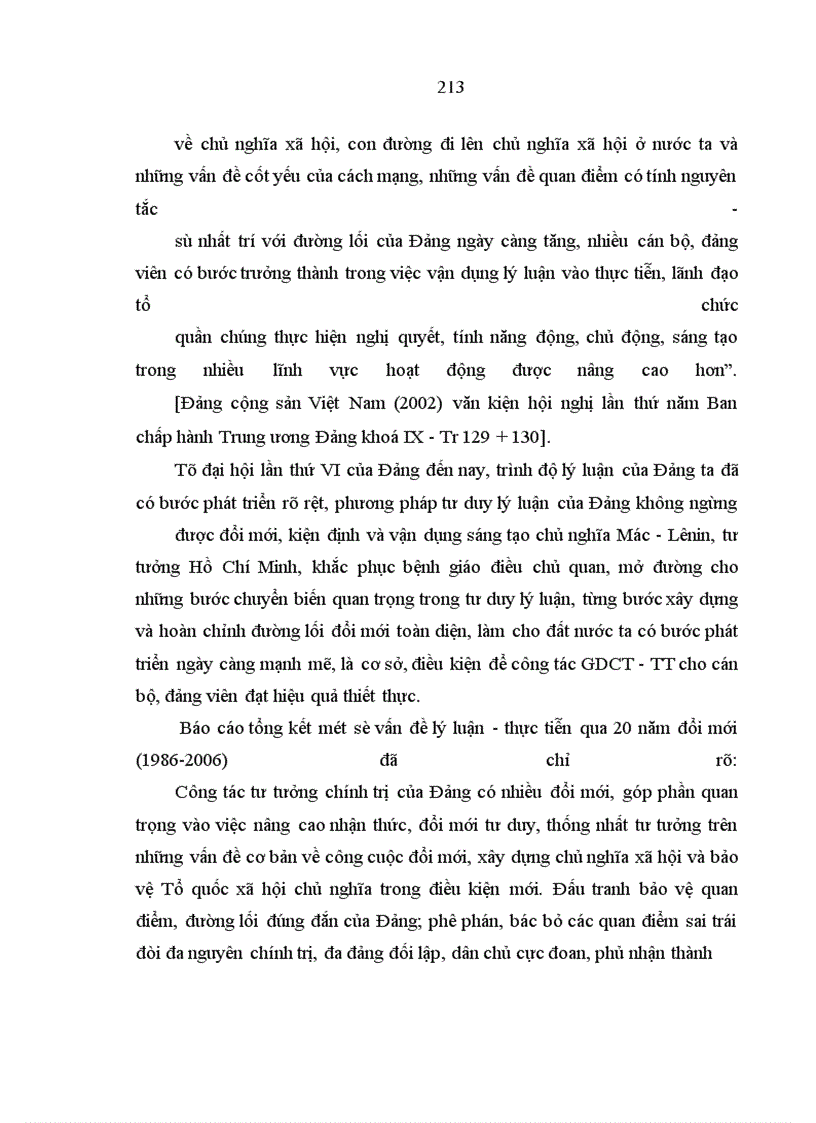 image for page Đảng Cộng sản Việt Nam lãnh đạo công tác giáo dục chính trị- tư tưởng cho cán bộ, đảng viên trong thời kỳ đổi mới ( 1991 – 2005)