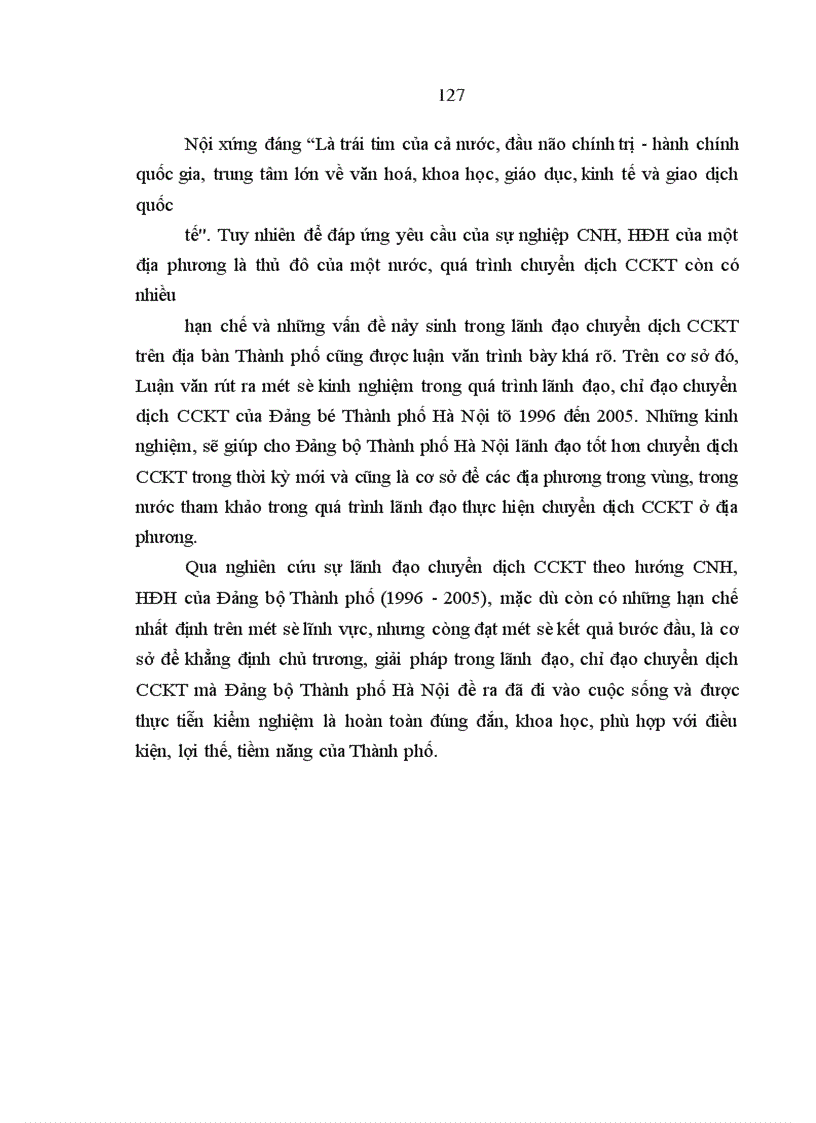 image for page Đảng bộ Thành phố Hà Nội lãnh đạo chuyển dịch cơ cấu kinh tế theo hướng công nghiệp hoá, hiện đại hoá, từ 1996 đến 2005