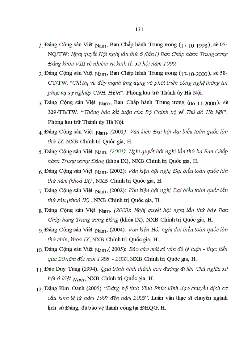 image for page Đảng bộ Thành phố Hà Nội lãnh đạo chuyển dịch cơ cấu kinh tế theo hướng công nghiệp hoá, hiện đại hoá, từ 1996 đến 2005