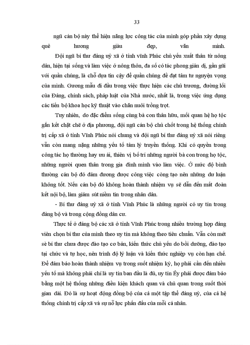 image for page Xây dựng đội ngũ bí thư Đảng ủy xã ở tỉnh vĩnh phúc trong giai đoạn hiện nay