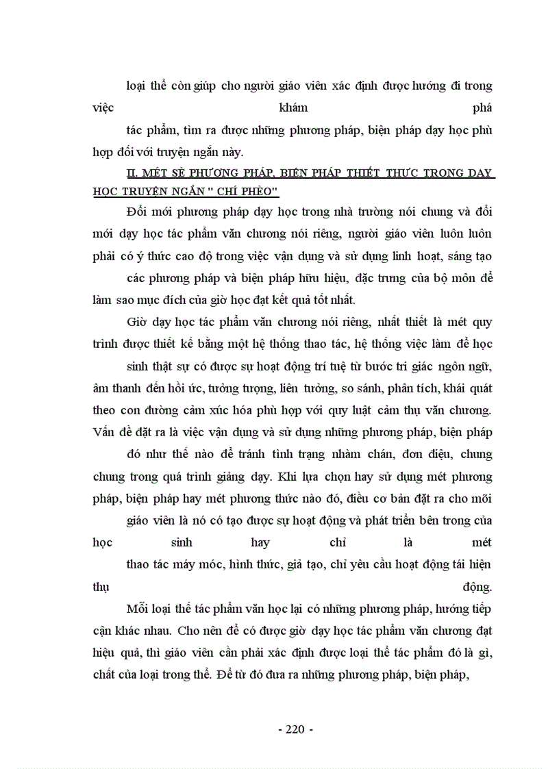 image for page Nghiên cứu, tiếp thu và đi tới một cách dạy thích hợp truyện ngắn