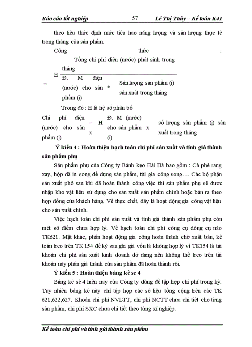 image for page Kế toán chi phí sản xuất và tính giá thành sản phẩm tại Công ty bánh kẹo Hải Hà