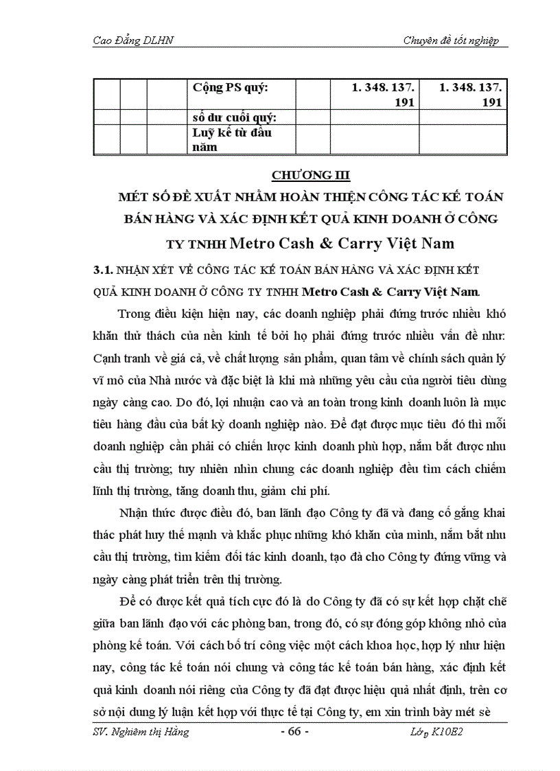 image for page Tổ chức công tác kế toán doanh thu bán hàng và xác định kết quả kinh doanh ở Công ty TNHH Metro Cash & Carry Việt Nam