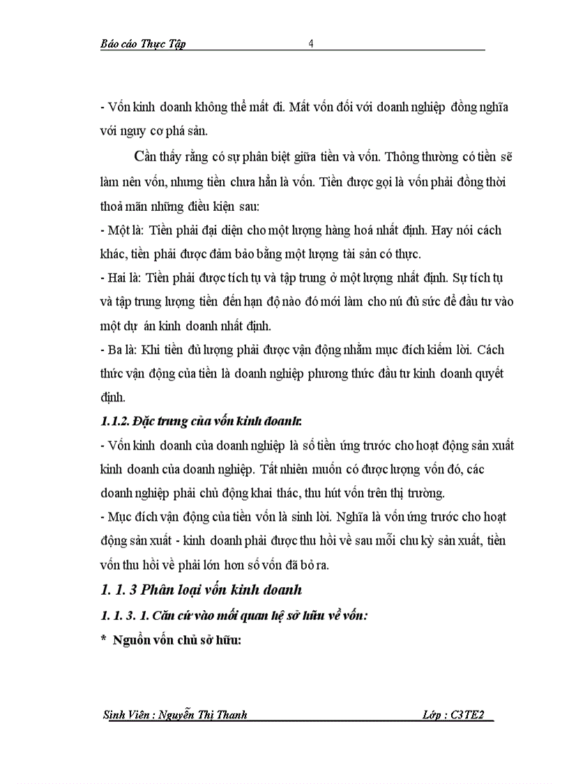Vốn Kinh Doanh Và Biện Pháp Nâng Cao Hiệu quả sử dụng vốn kinh doanh ở Công Ty TNHH Kiến Trúc Và Xây Dựng Tầm Nhìn Việt