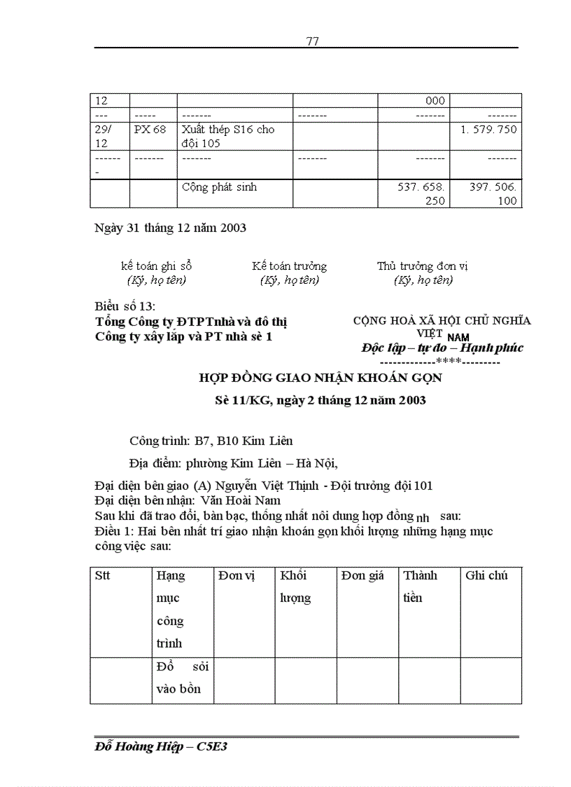 image for page Kế toán nguyên vật liệu tại Công ty Cổ phần Đầu tơư và Phát triển ITCC