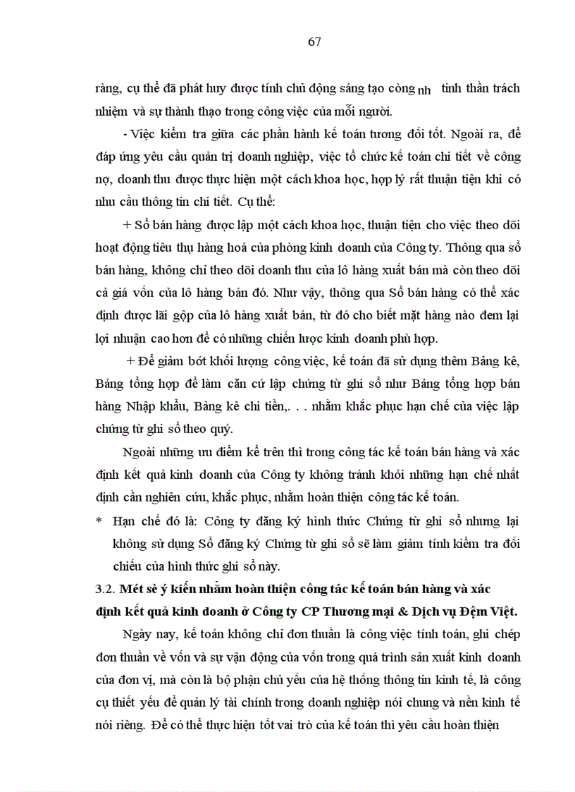 image for page Tổ chức công tác kế toán doanh thu bán hàng và xác định kết quả kinh doanh ở Công ty CP Thương mại & Dịch vụ Đệm Việt