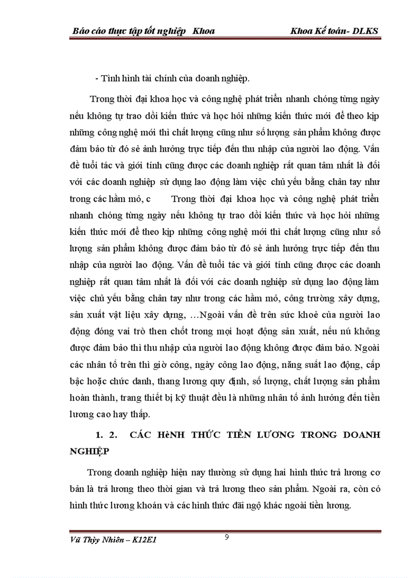 image for page Kế toán tiền lương và các khoản trích theo lương tại Công ty dược phẩm Mỹ Tường