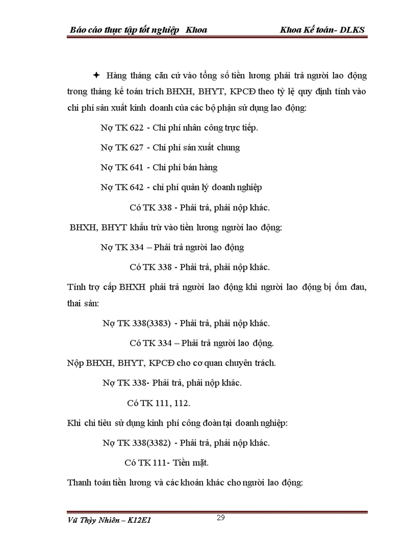 image for page Kế toán tiền lương và các khoản trích theo lương tại Công ty dược phẩm Mỹ Tường
