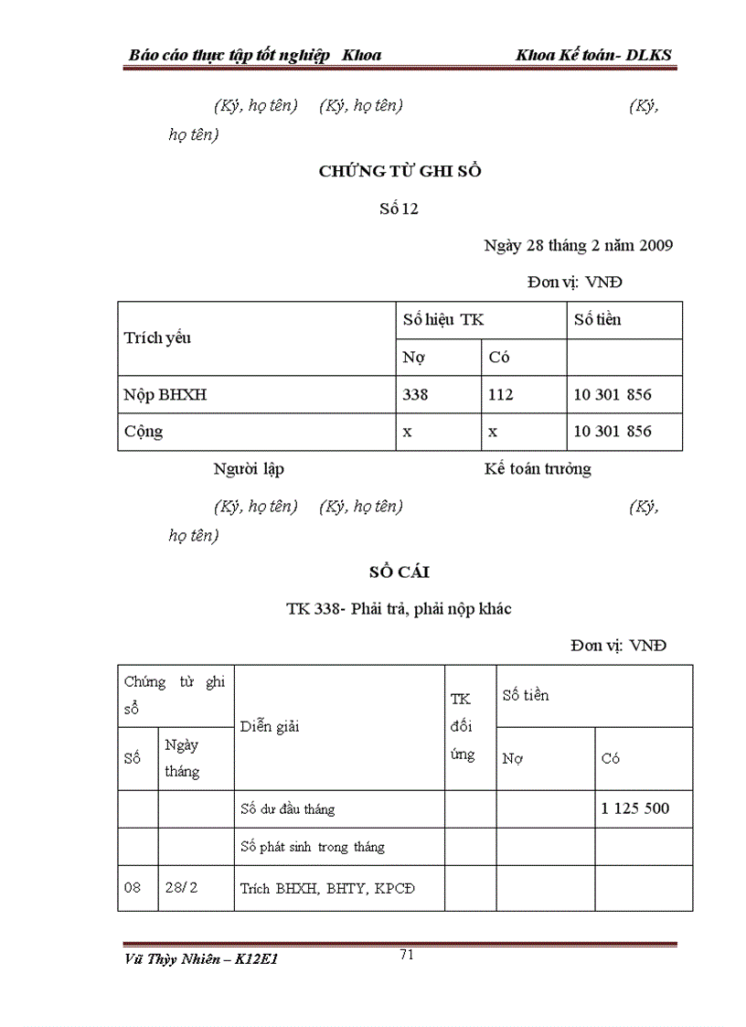 image for page Kế toán tiền lương và các khoản trích theo lương tại Công ty dược phẩm Mỹ Tường