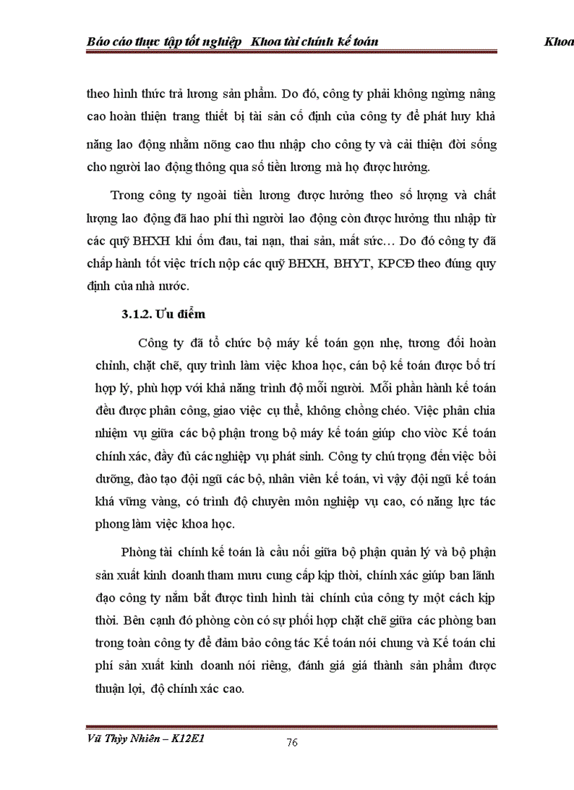 image for page Kế toán tiền lương và các khoản trích theo lương tại Công ty dược phẩm Mỹ Tường