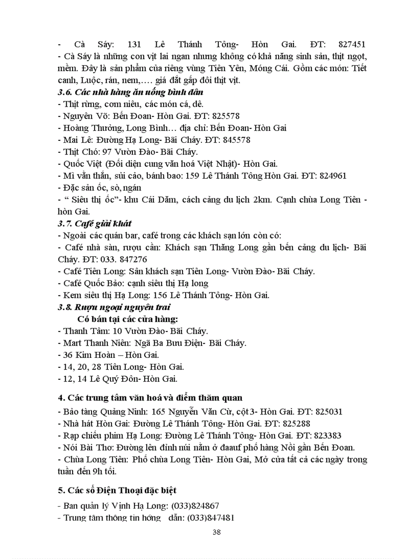 image for page Bài báo cáo về du lịch Vịnh hà Long tỉnh Quảng Ninh